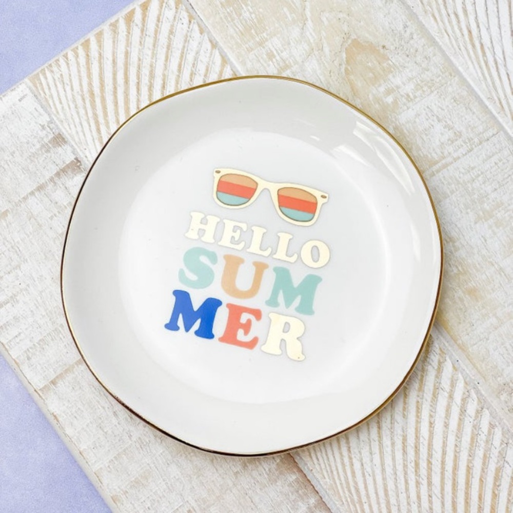 NEW Hello Summer Trinket Dish